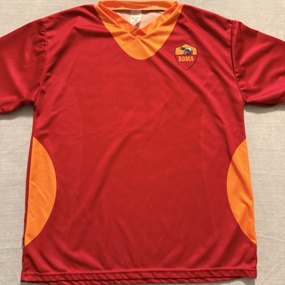 AS Roma Bojan 14 Soccer Jersey XL Red Yellow Football Shirt Italy